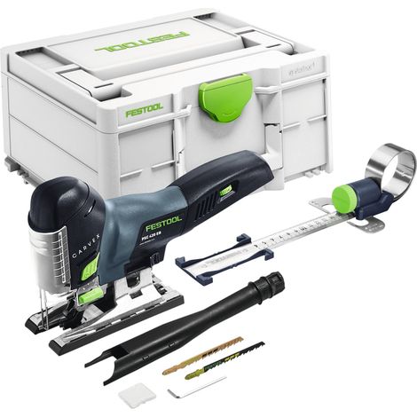 Scie sauteuse pendulaire sans fil Festool PSC 420 EB-Basic 18 V 120 mm sans balais + coupe-cercle + Systainer - sans batterie, sans chargeur (1/5)