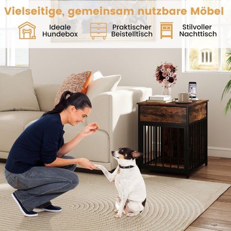 Mobile per trasportino per cani con stazione di ricarica e cassetto