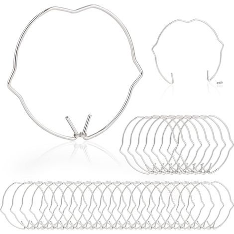 Lntyq 30 Stück Lampenbefestigungsringe für 50 mm MR16 GU10 LED-Strahler, MR16 GU10 Verschlussclip, Lampenbefestigungsringe (1/5)