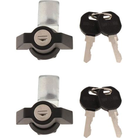 CSPARKV 2pcs Verrouillage à Clé pour Porte Armoir à Outils Électrique (1/4)