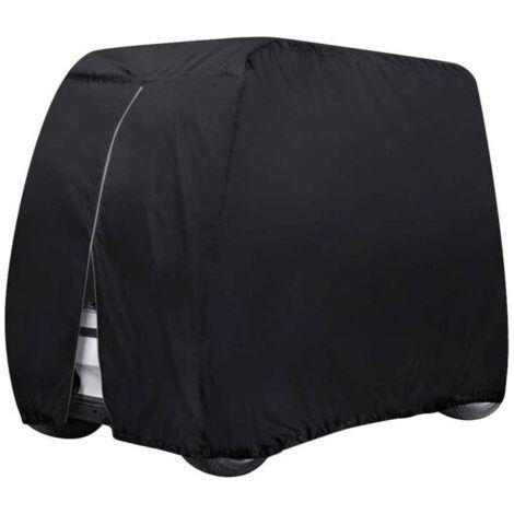 Housse De Voiturette De Golf étanche pour 4 Passagers, Convient à EZ GO, Club Car Yamaha, avec Tissu Oxford Durable étanche à La Poussière 210D,245×122×168cm (1/5)