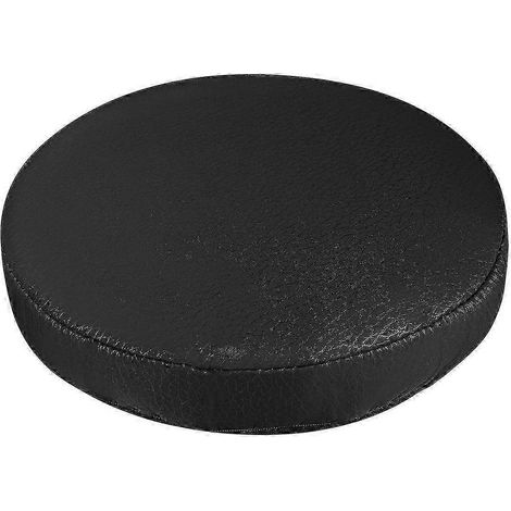 Page d'accueil et boutique Housse de coussin pour tabouret de bar - Housse de protection ronde élastique épaisse noire (30 cm)