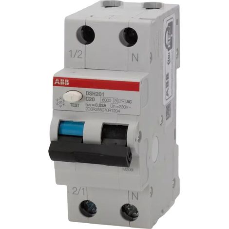 Interruttore differenziale ABB dsh201 c20 20 A 30 mA (1/2)