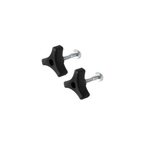 Lot de 2 boulons et écrous pour poignée de tondeuse à gazon, kit de vis de fixation pour poignée triangulaire de remplacement pour tondeuses à gazon Honda et autres tondeuses à gazon (1/4)