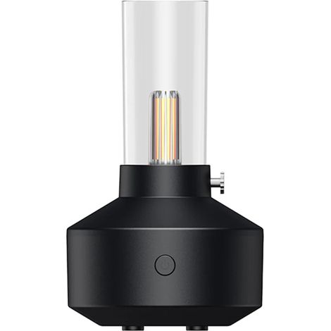 Diffuseur d'huiles essentielles à effet flamme de bougie (noir, USB) (1/5)