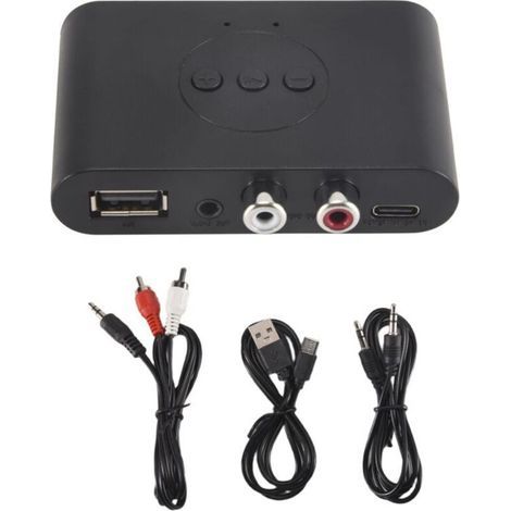 Bluetooth 5.3 Audio NFC USB AUX 3,5mm Adapter für Autoradio-Lautsprecherverstärker (1/5)