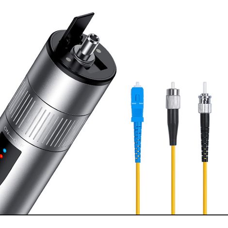Stylo de test à lumière rouge rechargeable B5-15 (15 mW) - Détecteur de lumière laser pour fibre optique (15 km) (1/5)