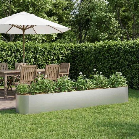 vidaXL Jardin surélevé Acier galvanisé 280 x 40 x 40 cm