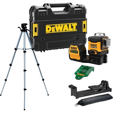 Dewalt DCE089NG18 3 x 360 Green Multi Line Laser 12V 18V Bare Tool + Tripod +Bag (1/5)