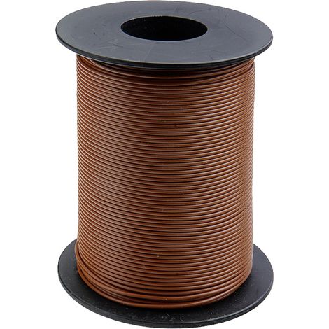 Donau Elektronik 125-S25-8 Litze 1 x 0.25 mm² Braun 25 m