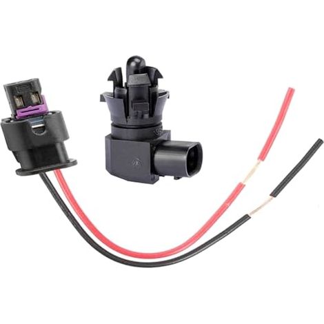 Capteur de température de l'air ambiant avec connecteur Plug Pigtail Harnais 13583411 pour Buick Chevy Cadillac GMC (1/5)