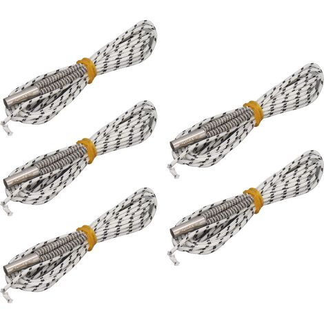 5 Pièces Cartouches Chauffantes 24V 50W pour Imprimante 3D, Tubes en Acier Inox avec Fil Nickel Chrome, Longueur 2m (78.7 Pouces) (1/5)