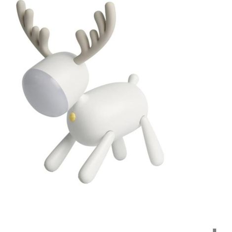 Lampe Veilleuse - AVIZAR - Renne - Art-Déco - Sans Fil - Rechargeable USB - LED (1/3)