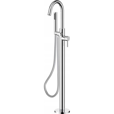 Rubinetto per vasca da bagno a pavimento VEO I cromato + Easy-Box Besco (1/4)