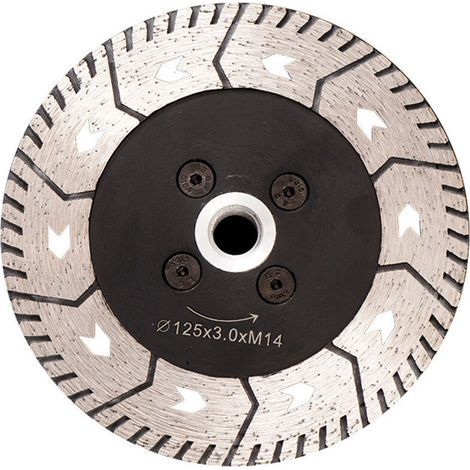 Disque Diamant 125MM Lame de Scie Double Lame pour Couper et Moudre Béton Marbre Granit (1/5)