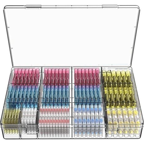 210 pieces electrical solder lugs, heat-shrink tubing, copper terminals, solder points for wire and cable connectors. (1/5)