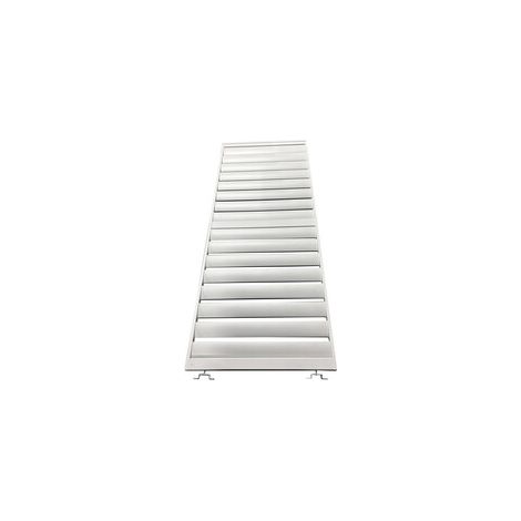 C PANNELLO LATERALE P/PERGOLA LAMELLE ALU 93X235H BIANCO