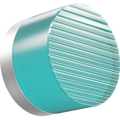 Beneito Faure Applique Led da Parete Oma - 8W, IP65, CCT Switch 2000K/2800K/4000K, Plafoniera da parete in Alluminio Vintage - Turchese (1/4)