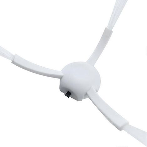4 brosses latérales, 2 embouts de balai, embouts de balai pour aspirateur robot Mova L600, pièces détachées, brosses latérales, recharges de balai, remplacement de tapis Pug (1/4)