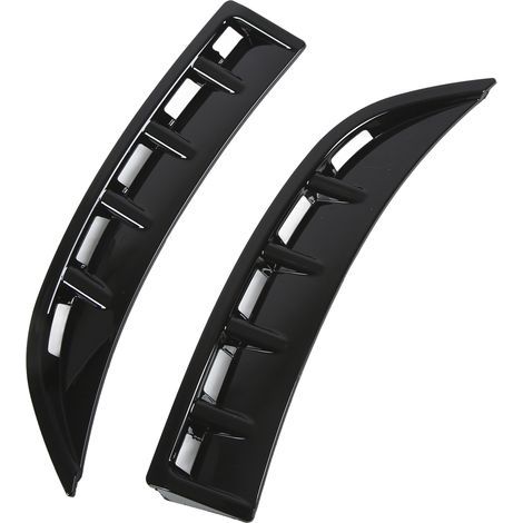 Frontstoßstangenspoiler in glänzendem Schwarz (Canard) für Mercedes-Benz CLA C118/X118 AMG-Line ab Baujahr 2020 (1/5)