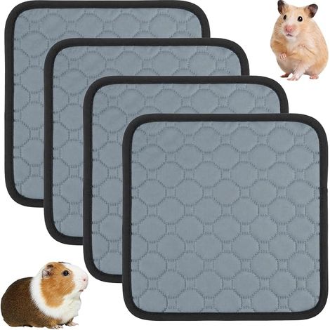 cochons d'Inde lavables 30 x 30 cm  Tapis d'urine pour lapins, cochons d'Inde, hamsters nains, petits animaux (1/5)