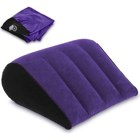 Coussin Gonflable, Coussin Repose Pied, Oreiller Triangle, Coussin Lombaire, Coussin de Soutien des Jambes à la Taille, pour (1/5)