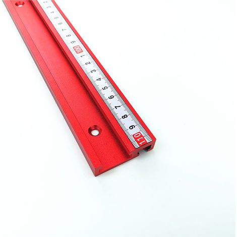 Goulotte de menuiserie type 45 1220 mm, modification de table de menuiserie, rail à onglets à rainure en T (1/5)