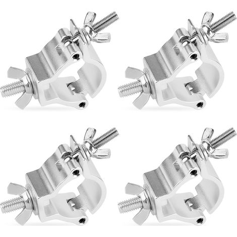 Truss Clamp - Aluminium - Adjustable 30-35 Mm - Outdoor Use - 80 Kg Load Capacity - Set Of 4 (1/5)