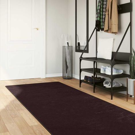 Teppichläufer MARSA Anthrazit 450 x 100 cm Polyester und PVC