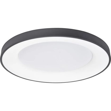 [NEUWERTIG] B-Ware Nova Luce Deckenleuchte Deckenlampe Led Rando Thin Schwarz Warmweiß Dimmbar 60cm