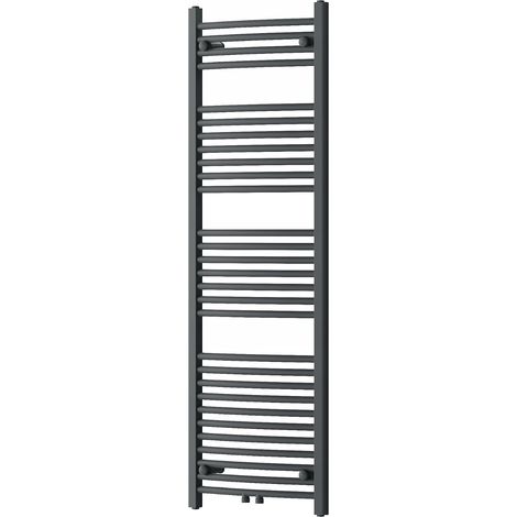 Radiador secatoallas eléctrico 630W 150x50x5,2cm, Gris (1/4)