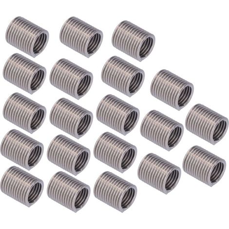 20 Stück M12 x 1,75 Gewindeeinsätze für Renovierungsgewinde, Spiralmuttern, Verbrauchsmaterialien, Reparatur