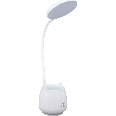Schreibtischlampe mit Stifthalter, dimmbare LED-Schreibtischlampe mit Touch-Steuerung, 3 Beleuchtungsmodi und 24 LEDs, augenschonende, kabellose, per USB aufladbare Kinder-Nachttischlampe zum Lernen u (1/5)