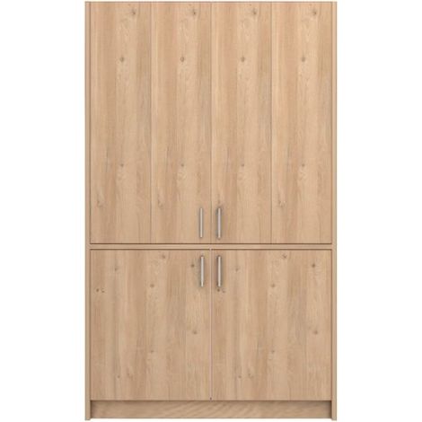 Cucina monoblocco Fold Evolution struttura e ante a libro rovere