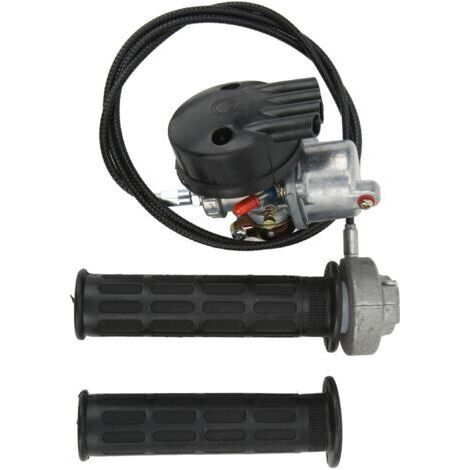 Kit de c��ble de poign��e d'acc��l��rateur de carburateur pour moteurs 2 temps 49cc 60cc 66cc 80cc de bicyclette motoris��e