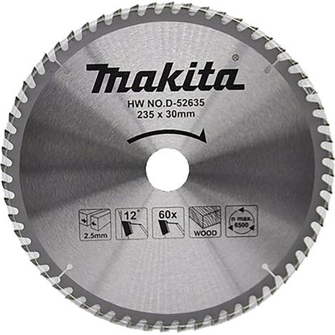 D-52635 Disque scie circulaire, Standard T.C.T 235 x 30 mm, 60 D