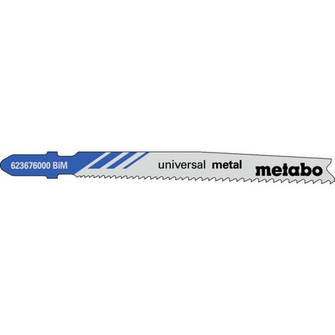 Metabo 25 HOJAS PARA SIERRA DE CALAR UNIVERSAL METAL 74MM/PROGR. (623620000) (1/2)