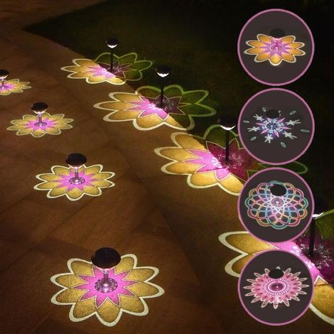 Lampe Solaire Extérieure LED, Lampes Solaires De Jardin, Étanche Lampe Solaire, IP65 Imperméable, 6PC Eclairage Solaire Lumière Pour Pelouse Terrasse Villa Pelouse (1/5)