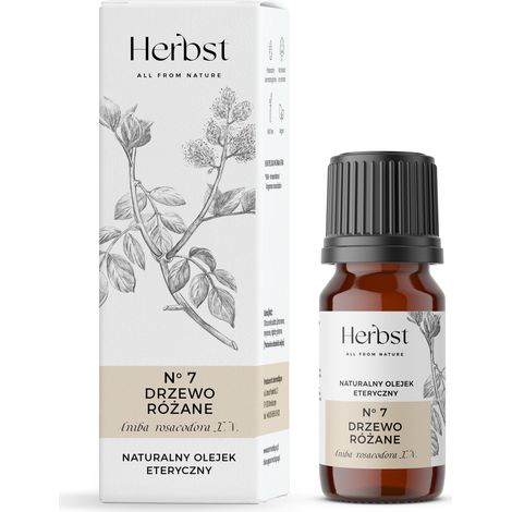 Aceite esencial de palo de rosa Herbst 10 ml (1/3)