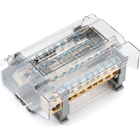 Morsettiera Quadripolare Qblok4P160A9 – 160A ( Cabur Cod. Qblok4160S )