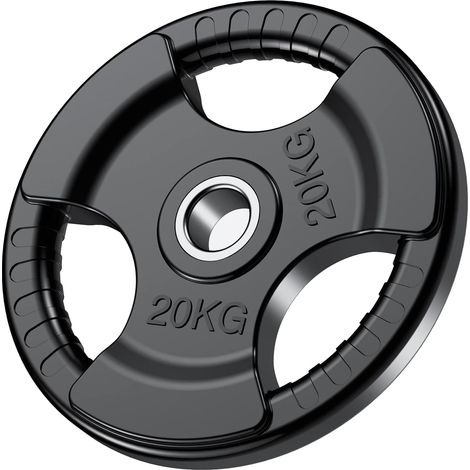 disques de poids olympiques Ø 50 mm avec 3 poignées1,25-25 kg (1/5)