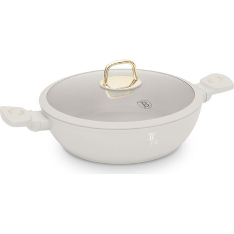 Olla plana de titanio con tapa de 28 cm, Berlinger Haus BH-8068 Sahara (1/5)