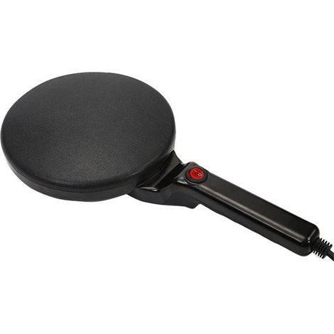 Crêpière électrique, qualité alimentaire, pour crêpes, pancakes et tortillas (rouge, Europe) (1/4)