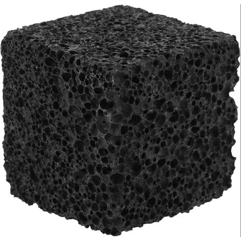 Cubes de Lave carrés pour diffuseur d'aromathérapie, Pierres volcaniques Noires, Bricolage, huiles essentielles, Cube parfumé (1/5)