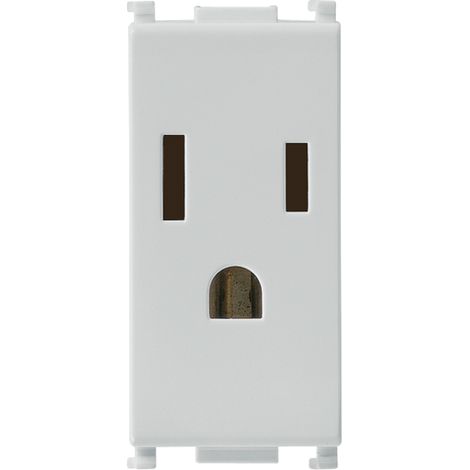 VIMAR - 14245.SL Presa 2P+T 15A USA+SASO Silver
