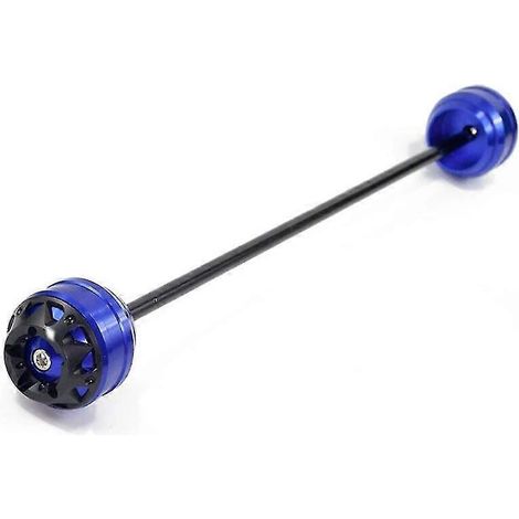 Sturzpads für Vorder- und Hinterradachse/Gabel von Yamaha MT-07 FZ-07, XSR700, Motorradständer, Schrauben, Schwingenaufnahmen, MT-FZ-07 – nur hinten, blau (1/5)