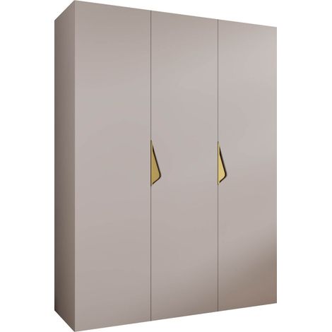 Armoire Hartford 619, Cachemire, 202x150x52cm, Portes d'armoire: Avec des charnières, Nombre d'étagères: 0 (1/5)