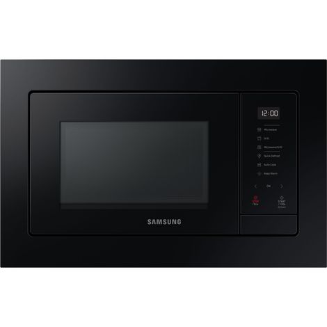 Four à micro-ondes grill encastrable Samsung MG23A7318CK de 23 L, noir (1/5)