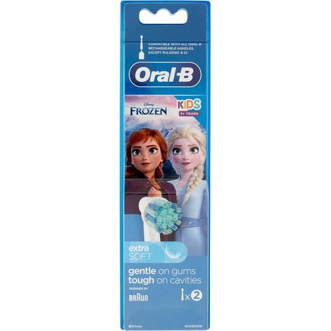 Têtes de rechange Brosse à dents électrique pour enfants, Frozen, lot de 2 (1/5)
