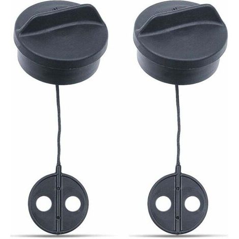 Pair Zweiteiliger Tankdeckel für STIHL FS38, FS45, FS55, FS56, FS80, FS81, FS85, FS88, FS120, AUMEL Freischneider, Ersatz-Tankdeckel, Ersatzteile